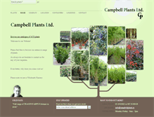 Tablet Screenshot of campbellplants.ie